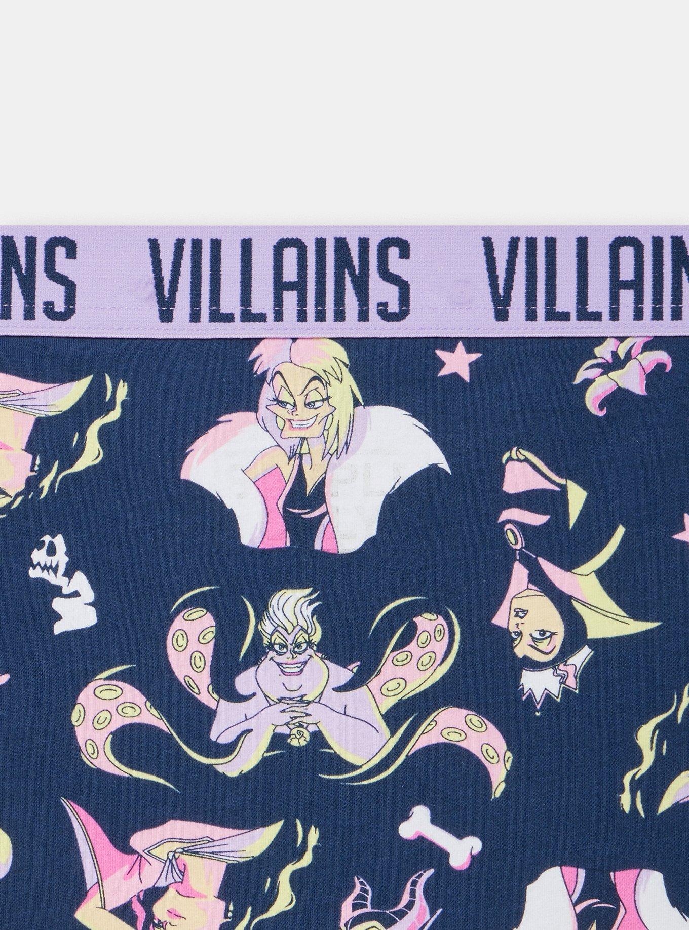 Disney Villains Mid-Rise Cotton Cheeky Panty, MULTI, alternate