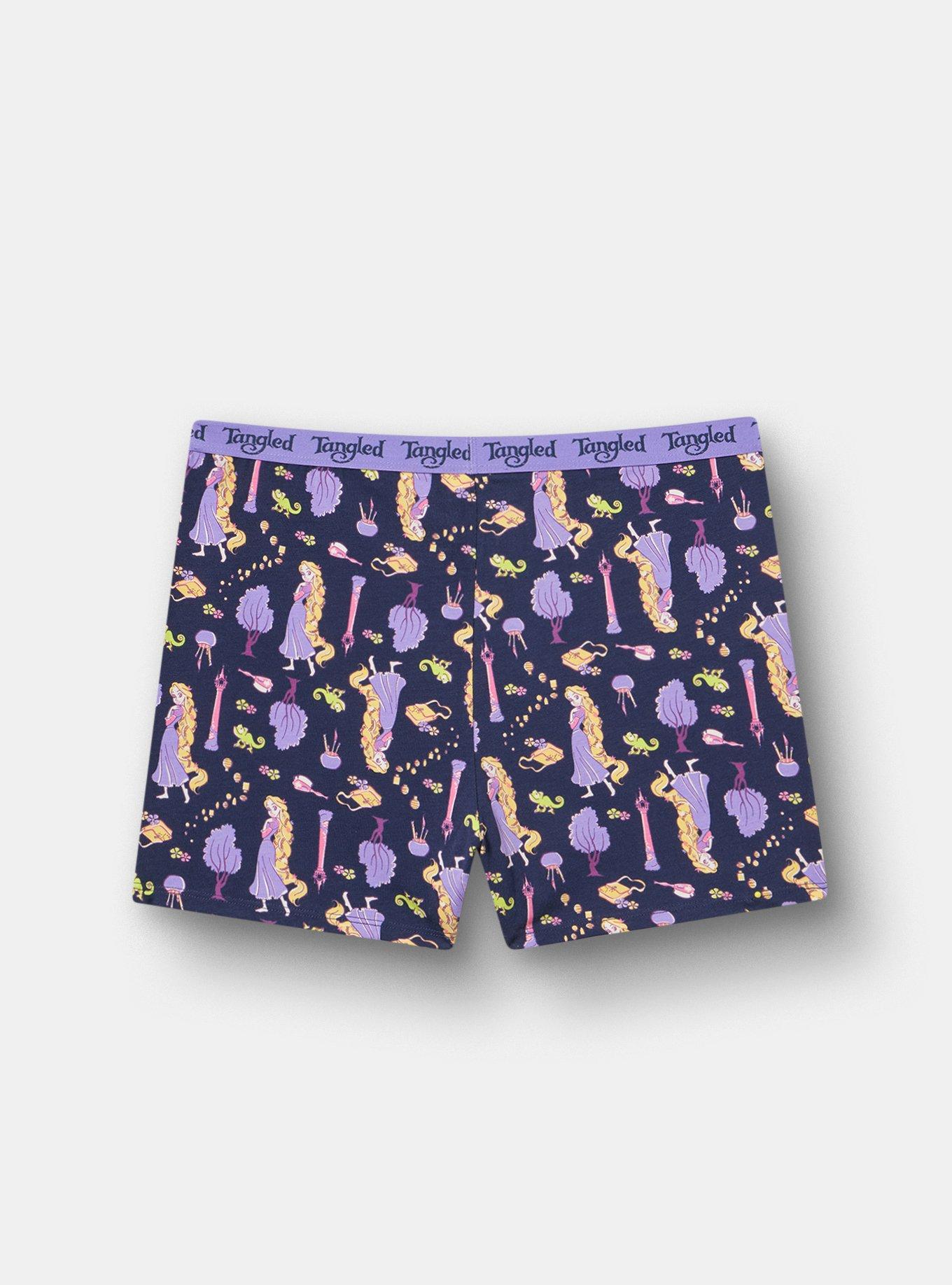 Tangled Mid-Rise Cotton Shortie Panty, MULTI, alternate