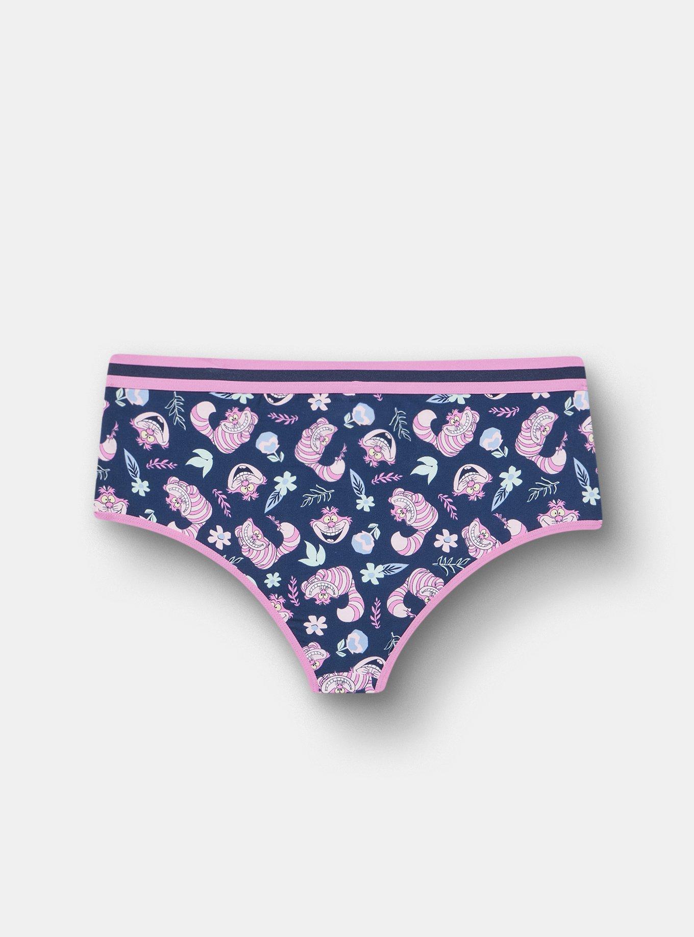Cheshire Cat Mid-Rise Cotton Cheeky Panty, MULTI, alternate