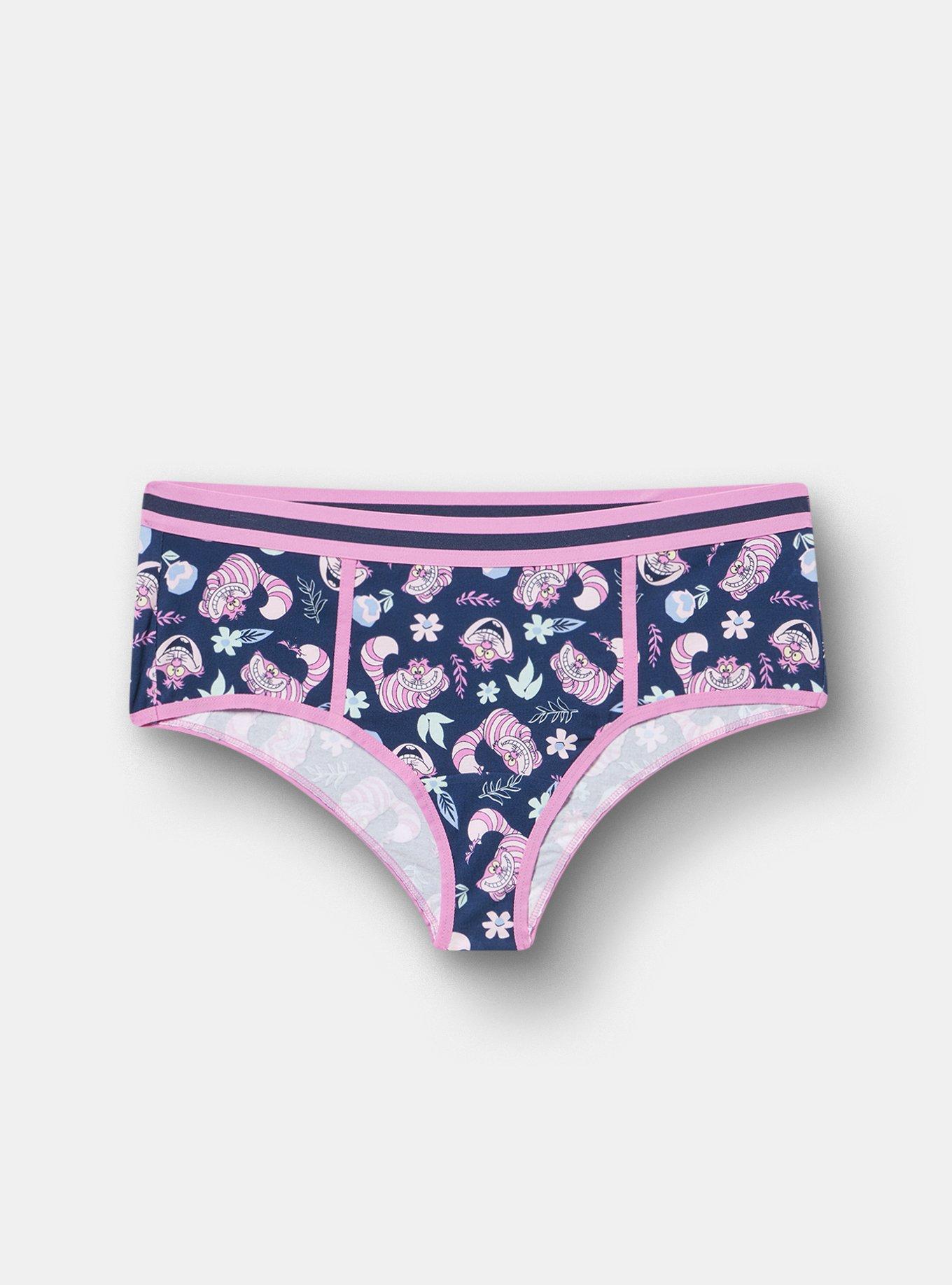Cheshire Cat Mid-Rise Cotton Cheeky Panty, MULTI, hi-res