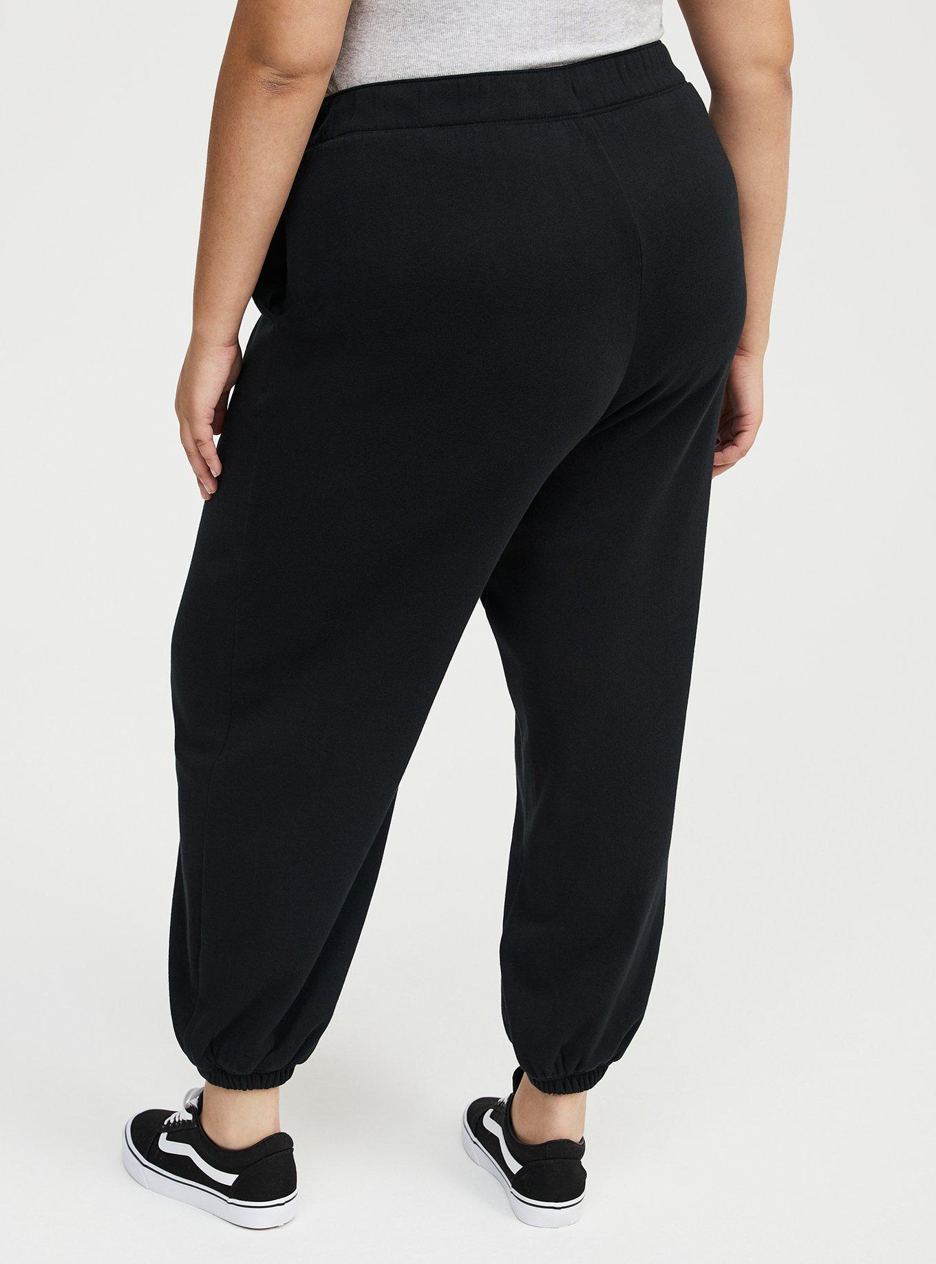 Pull-On Cozy Fleece Parachute Jogger, DEEP BLACK, alternate