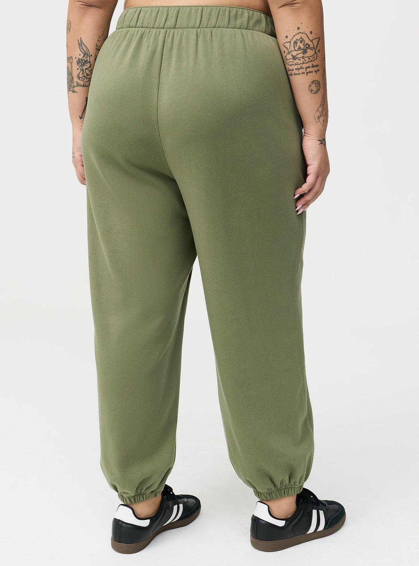 Pull-On Cozy Fleece Parachute Jogger, FOUR LEAF CLOVER, alternate