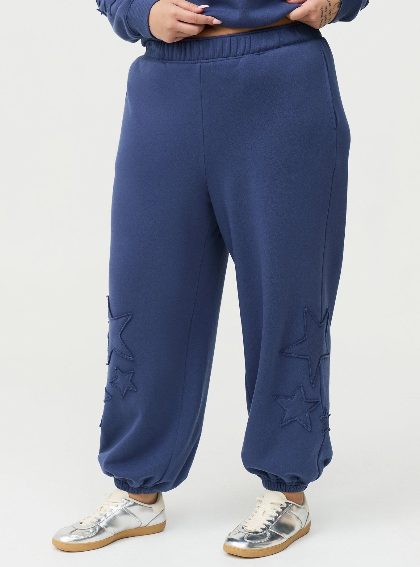 Pull-On Cozy Fleece Parachute Jogger, OCEANA, alternate