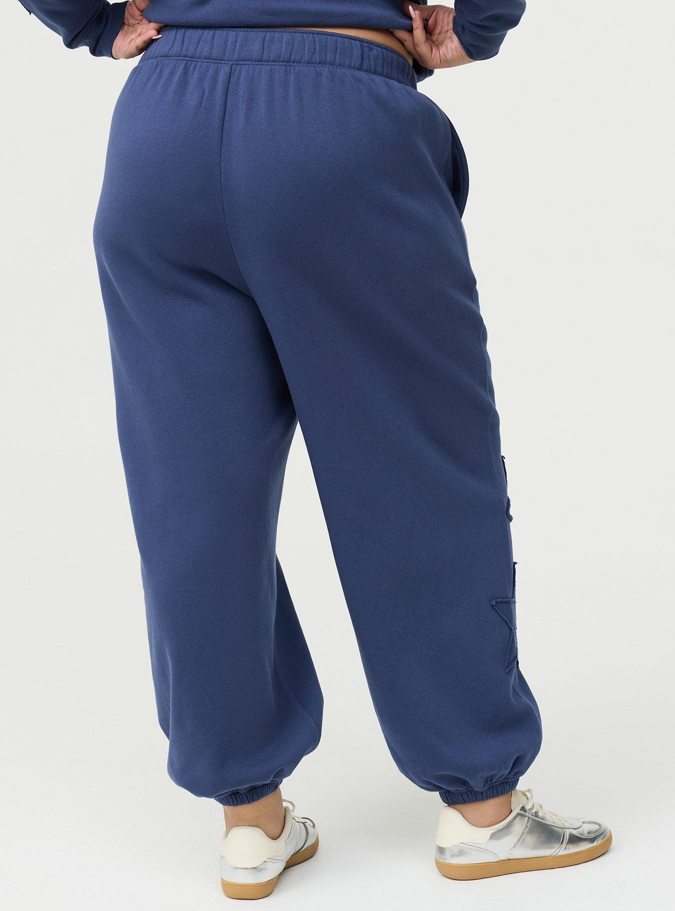 Pull-On Cozy Fleece Parachute Jogger, OCEANA, alternate