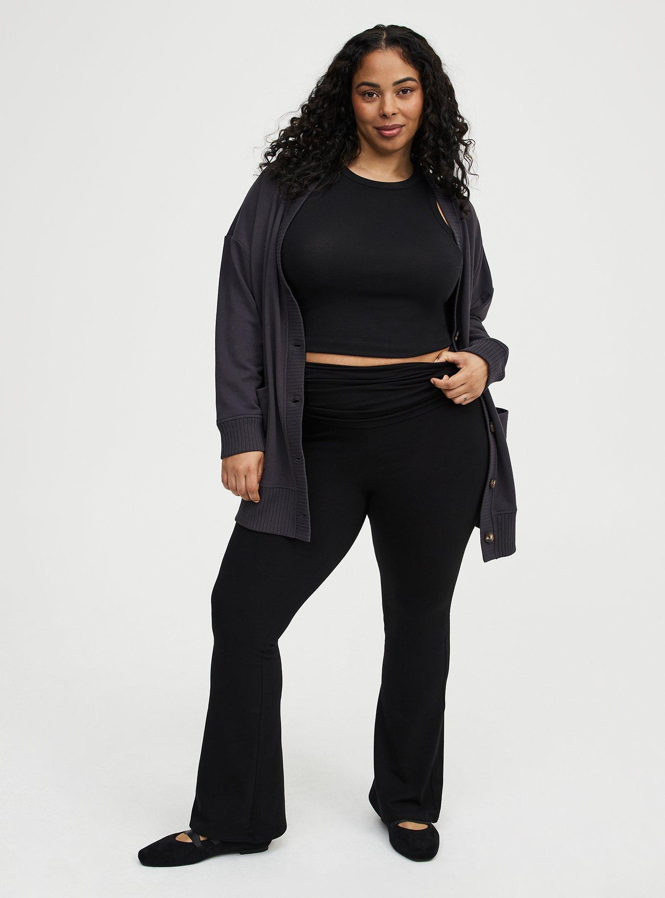 Full Length Foldover Flare Legging