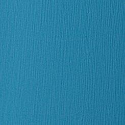 Plus Size Chiffon Ruffle Tie-Neck Blouse, MALLARD BLUE, swatch