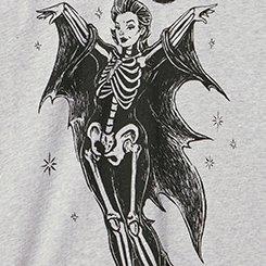 Plus Size Heritage Jersey 3/4 Sleeve Raglan Tee, SKETCH WITCH LIGHTEST HEATHER GREY, swatch