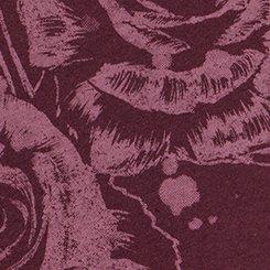 Classic Cotton V-Neck Tee, ROSE SPLATTER WINETASTING, swatch