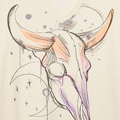 Classic Cotton V-Neck Tee, STEERHEAD WHISPER WHITE, swatch