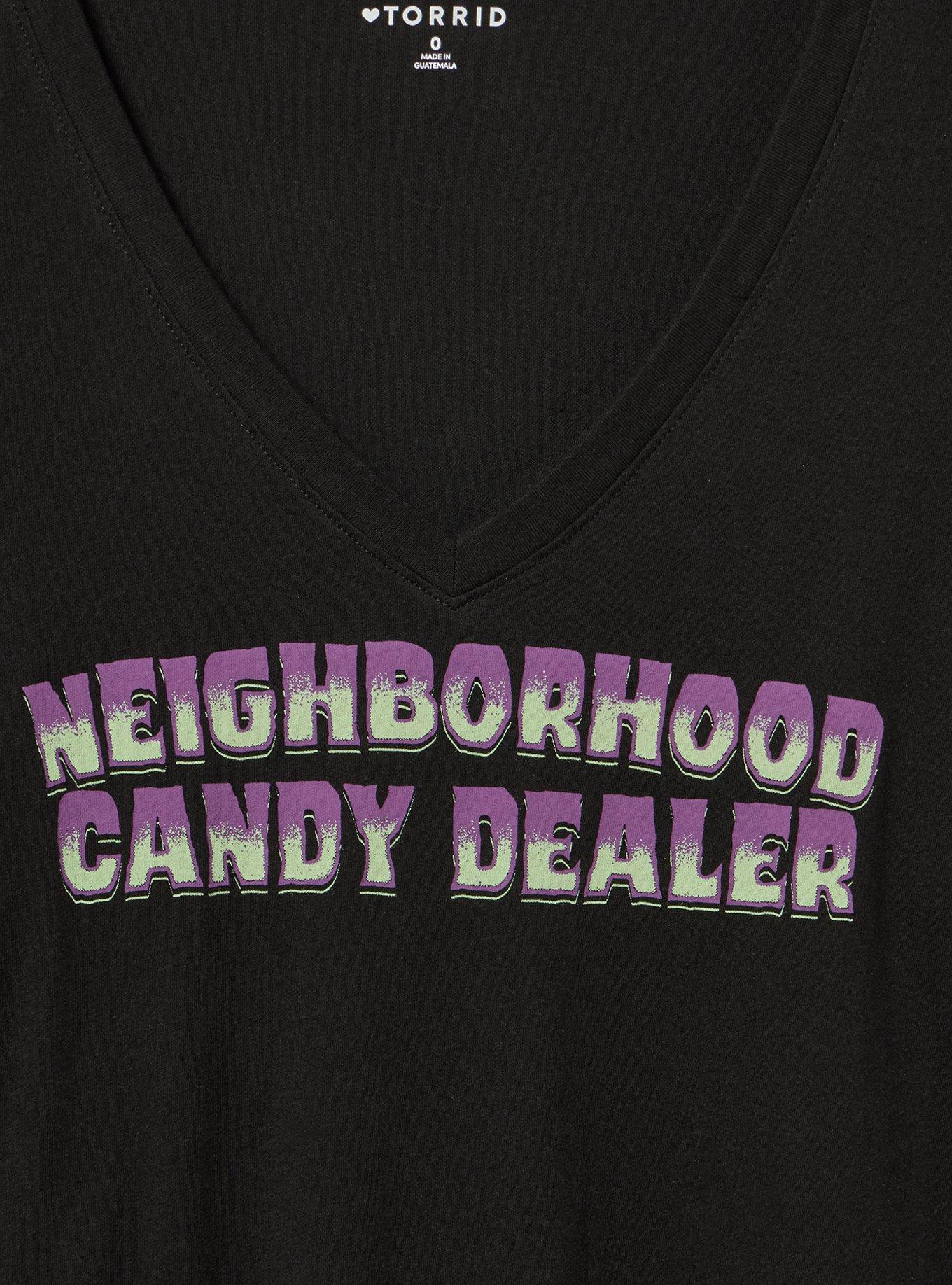 Classic Cotton V-Neck Tee, NEIGHBORHOOD CANDY DEEP BLACK, alternate