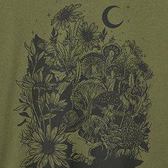 Classic Cotton V-Neck Tee, BLUE NATURE OLIVINE, swatch