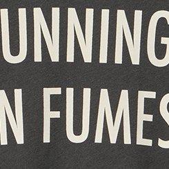 Classic Cotton V-Neck Tee, RUNNING ON FUMES VINTAGE BLACK, swatch