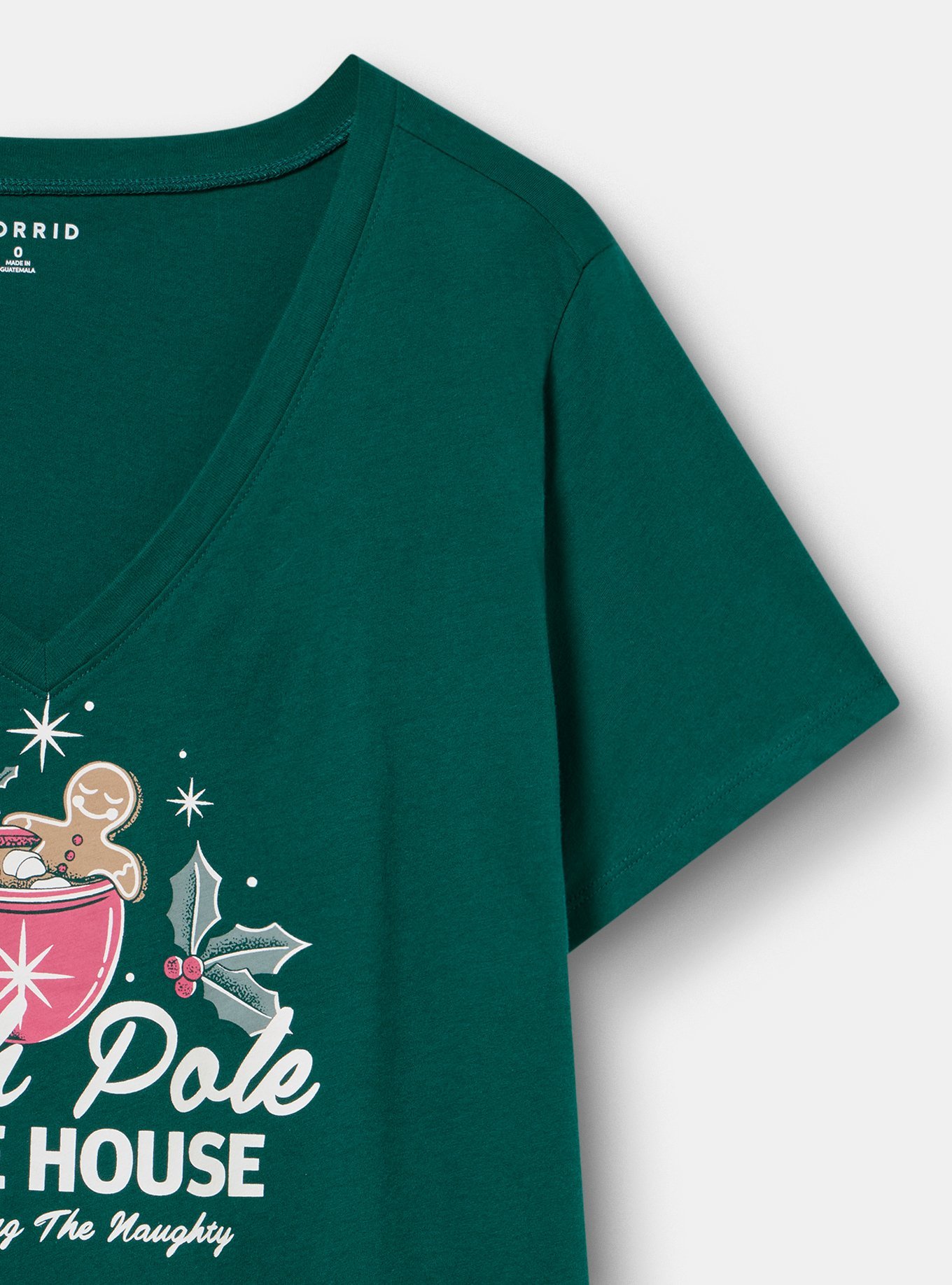 SS V-Neck Classic Tee, NORTH POLE COFFEE BOTANICAL GARDEN, alternate