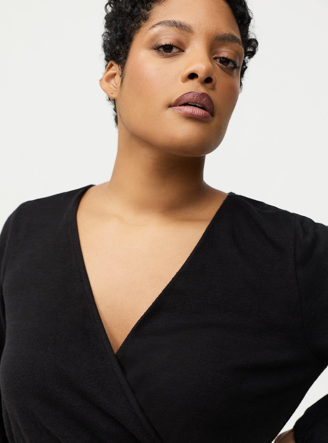 Super Soft Plush Lounge Jumpsuit, DEEP BLACK, alternate