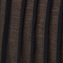 Plus Size Chiffon Pintuck Detail Blouse, DEEP BLACK, swatch