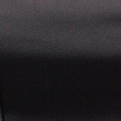 Satin Crop Corset Top, DEEP BLACK, swatch