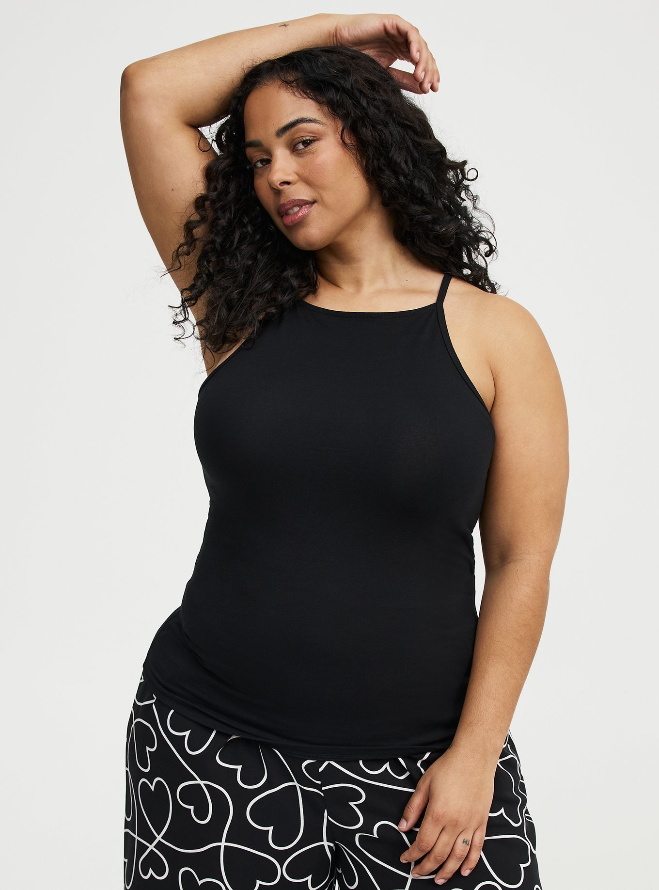 Plus Size - Foxy High-Neck Ruched Cami - Torrid