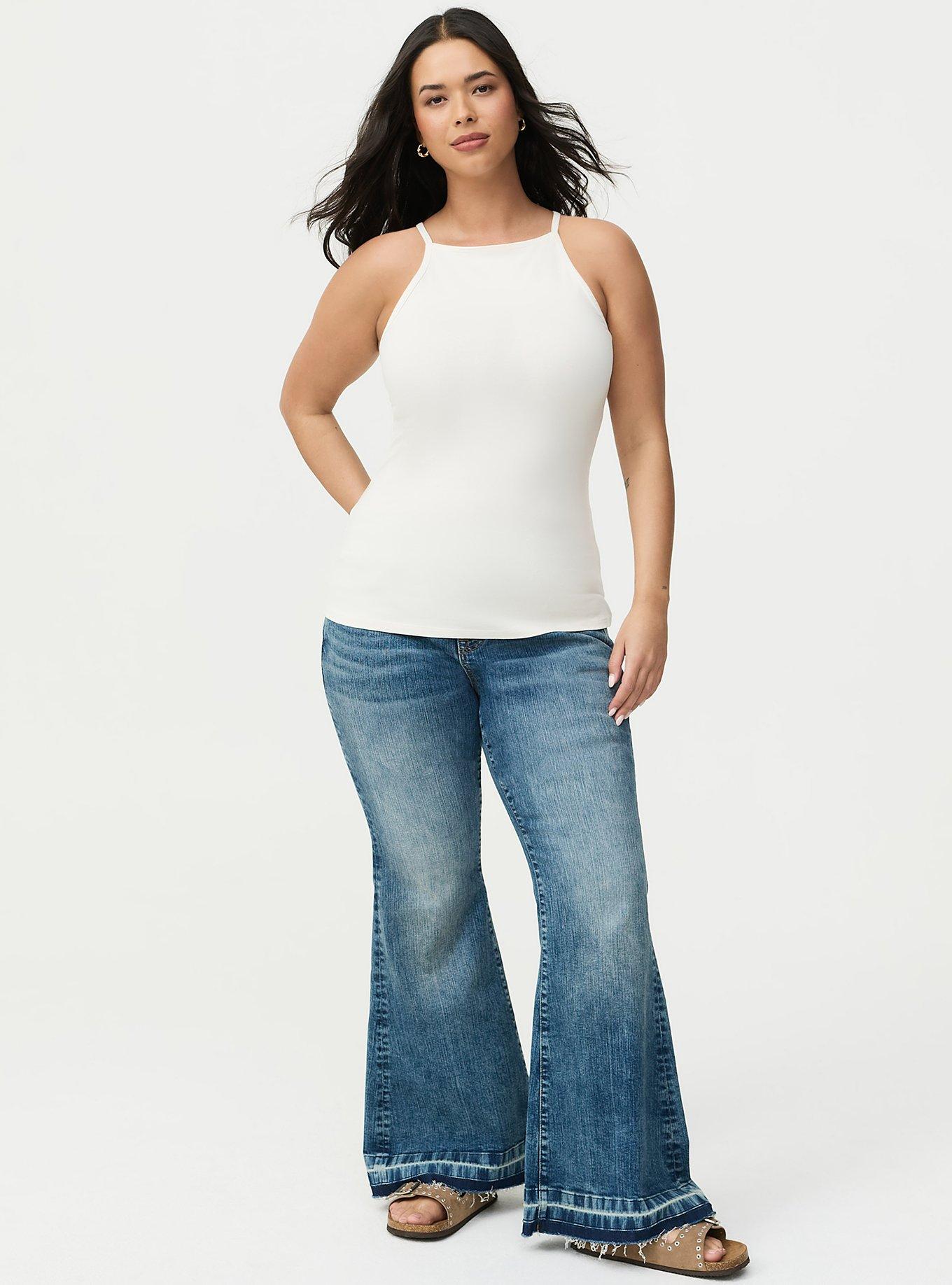 Foxy High-Neck Ruched Cami, WHISPER WHITE, alternate