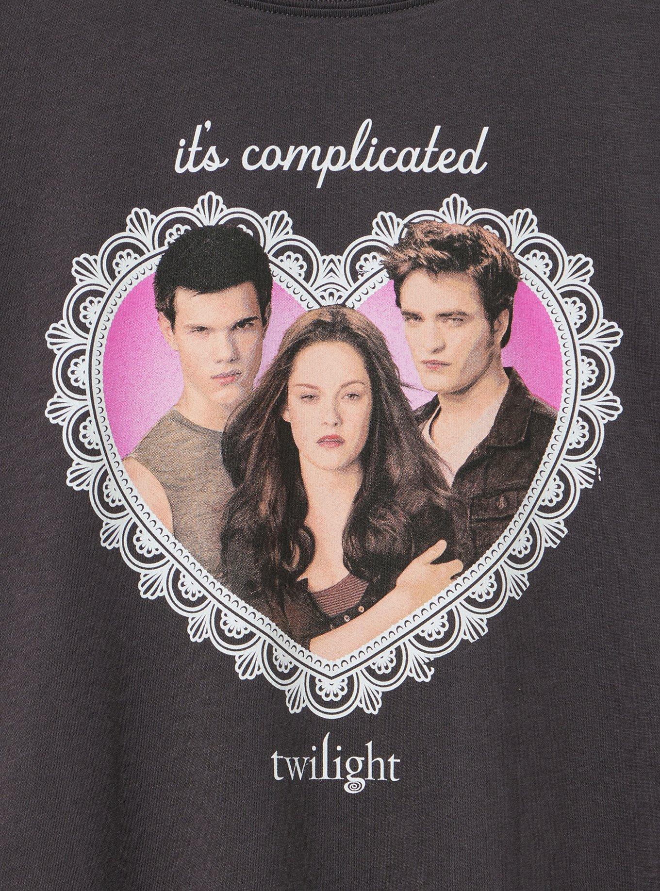 Twilight Classic Cotton Tee, ITS COMPLICATED OBSIDIAN, alternate