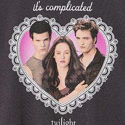 Twilight Classic Cotton Tee, ITS COMPLICATED OBSIDIAN, swatch