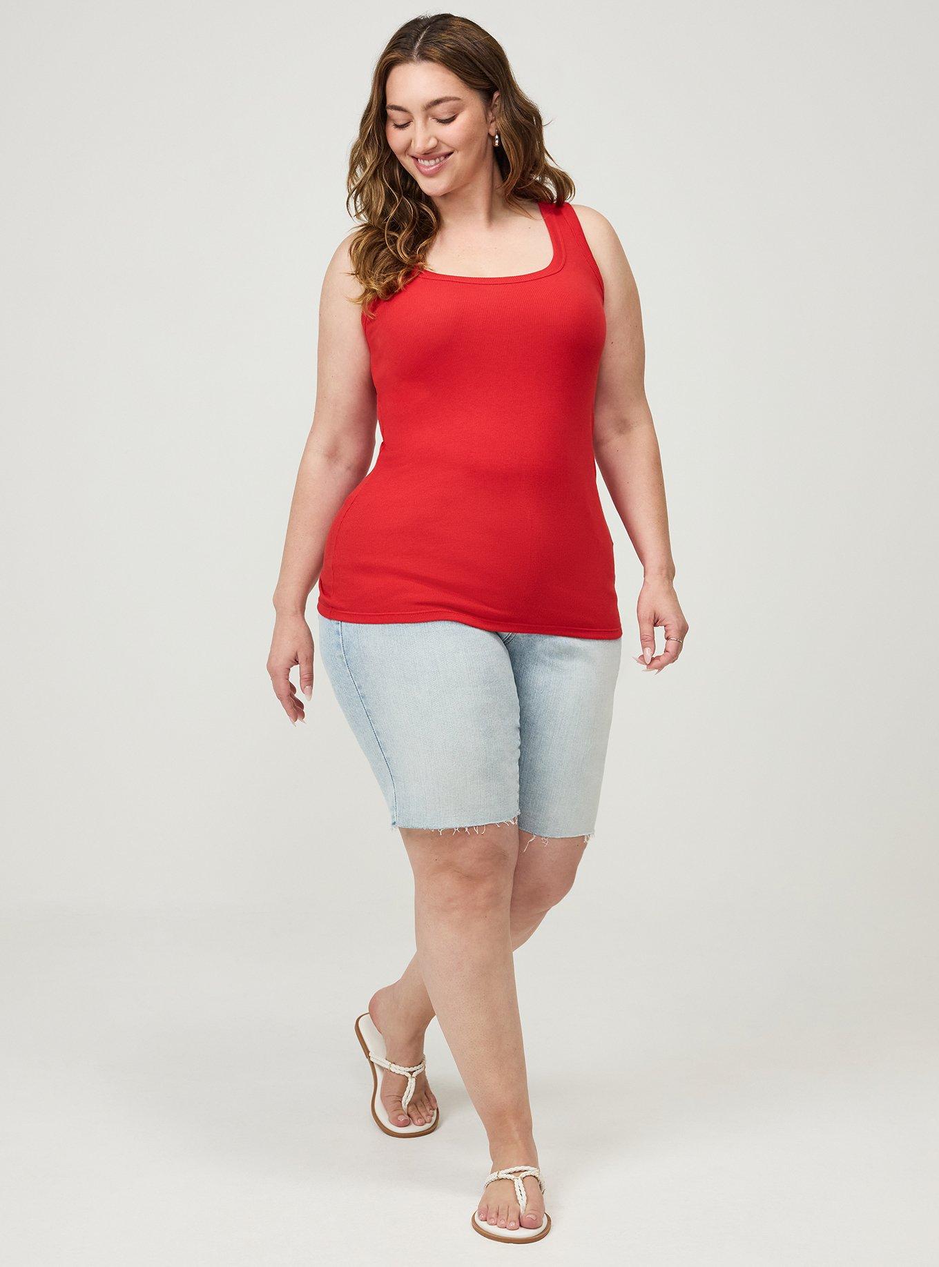 Cotton Modal Rib Scoop Tank, ADRENALINE RUSH, alternate
