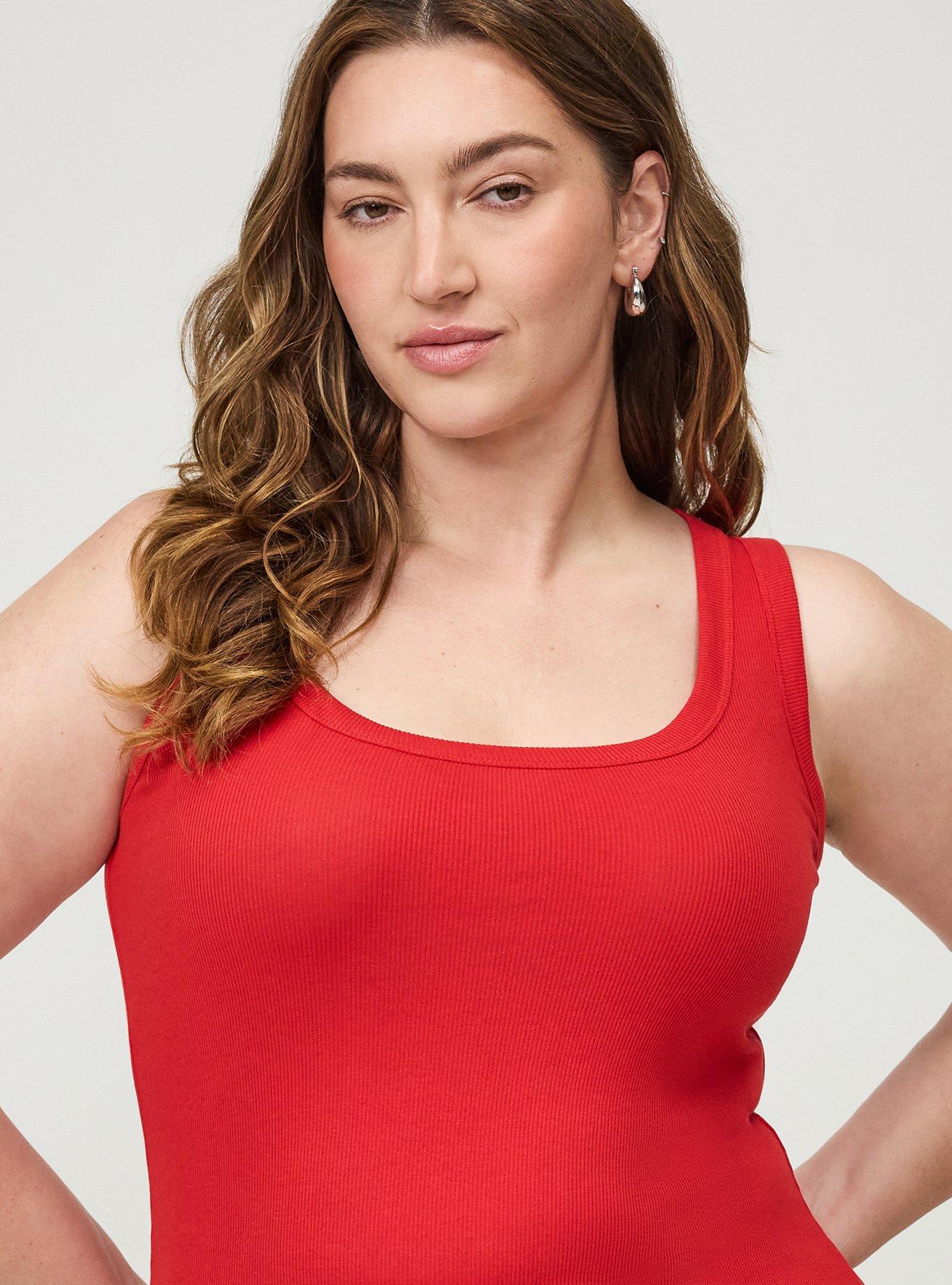 Cotton Modal Rib Scoop Tank, ADRENALINE RUSH, alternate