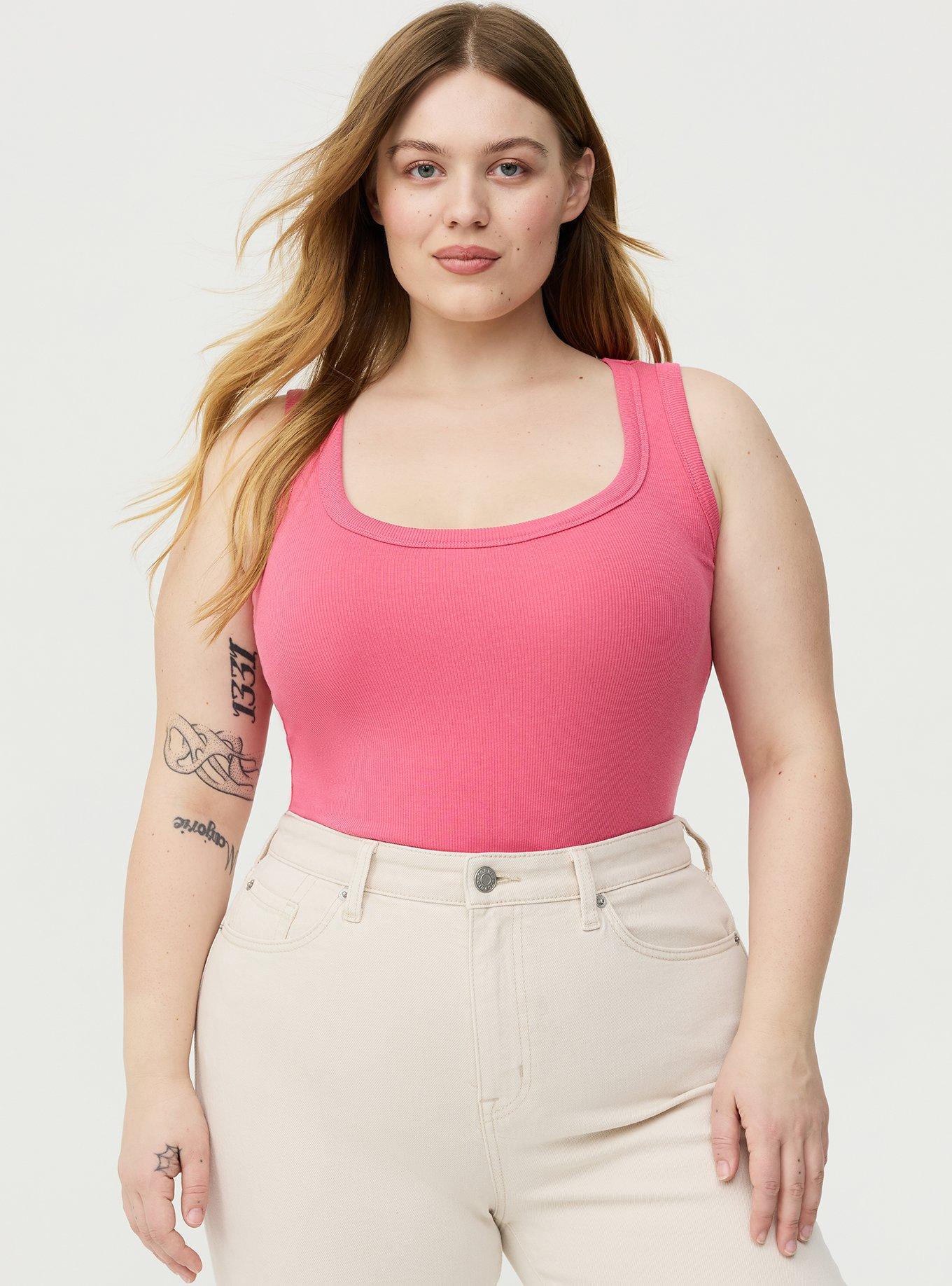 Cotton Modal Rib Scoop Tank, FRUIT DOVE, alternate