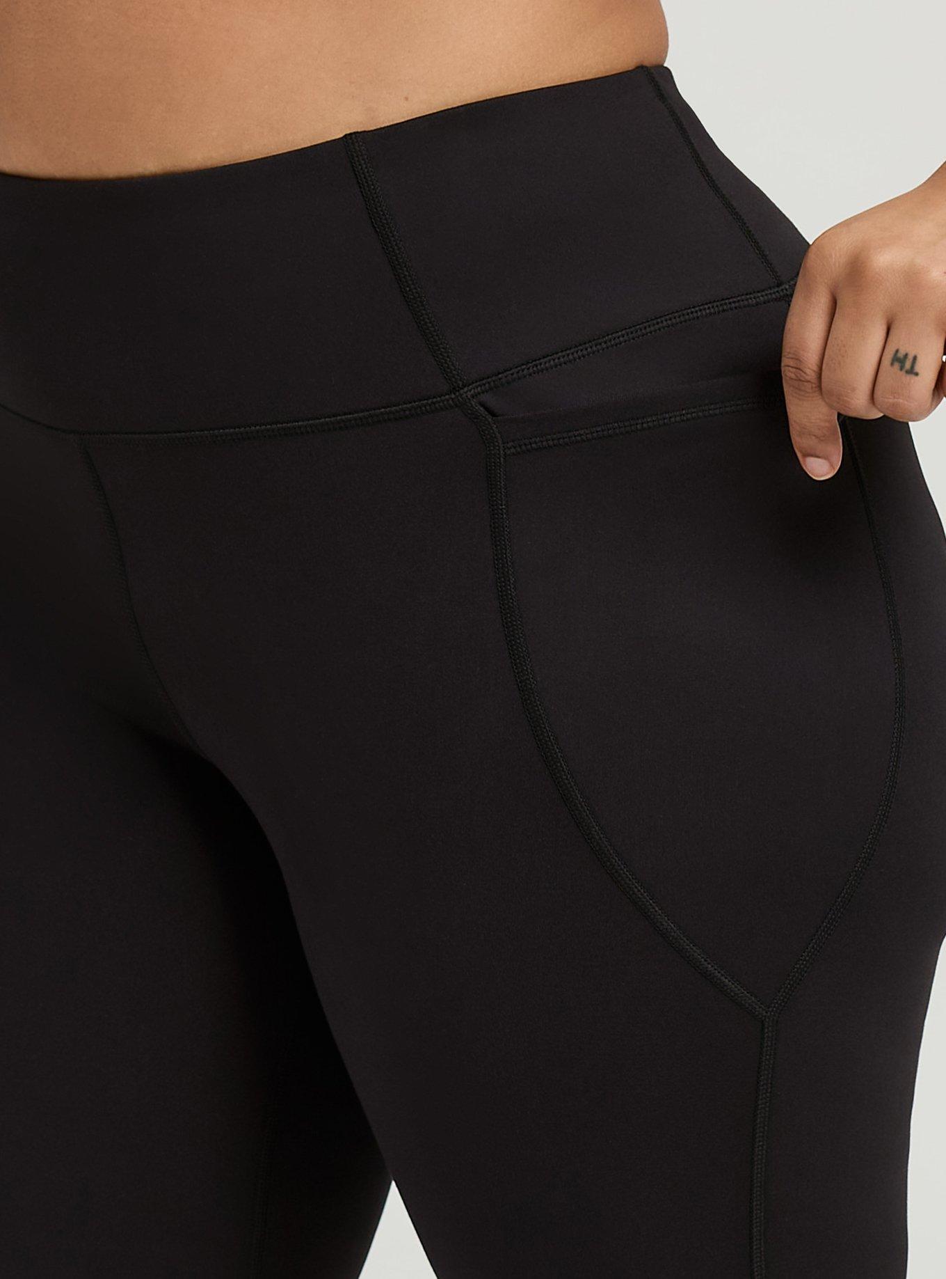 TRU Performance Butter Capri Active Legging, DEEP BLACK, alternate