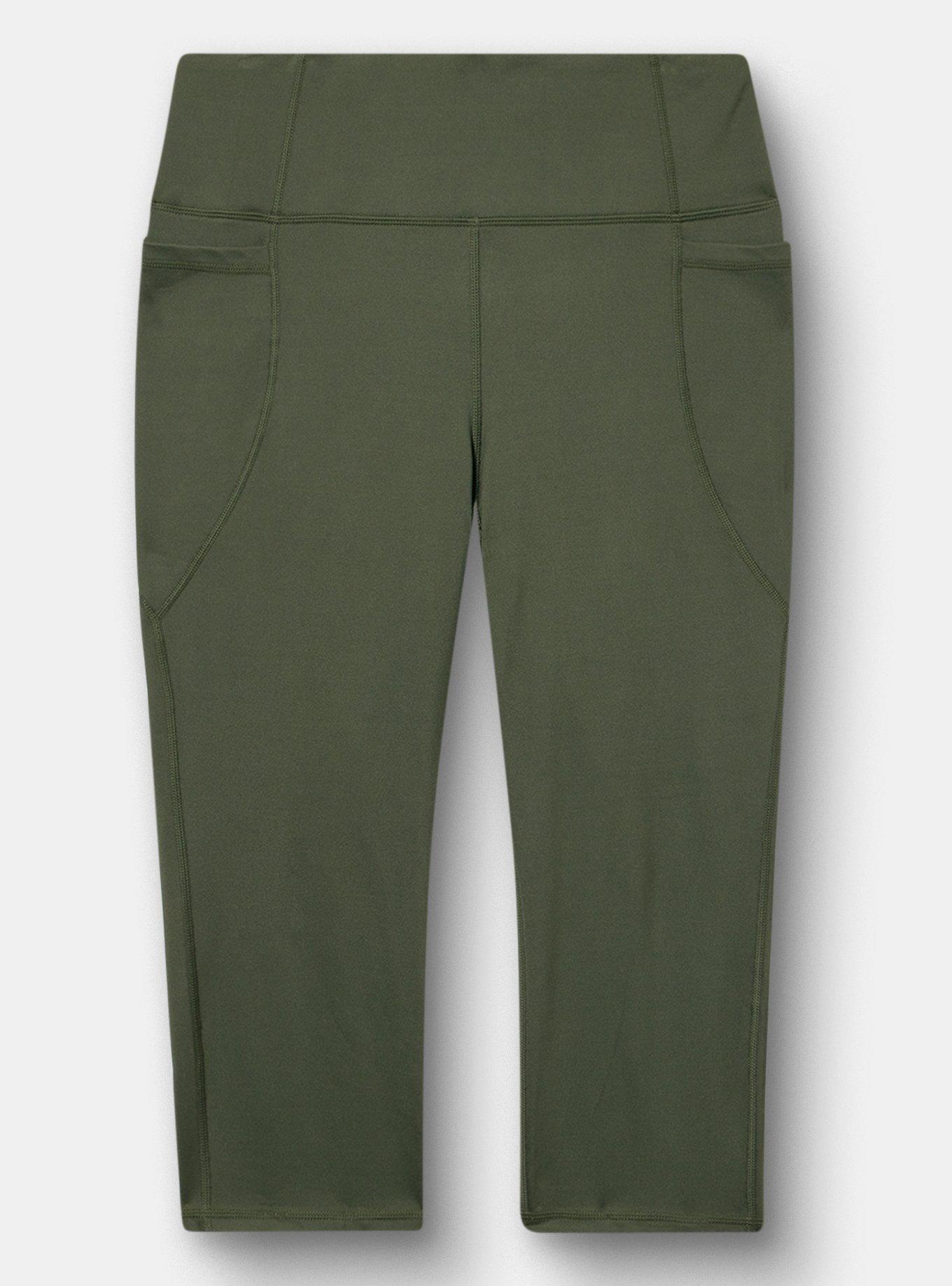 TRU Performance Butter Capri Active Legging, FOREST NIGHT, hi-res