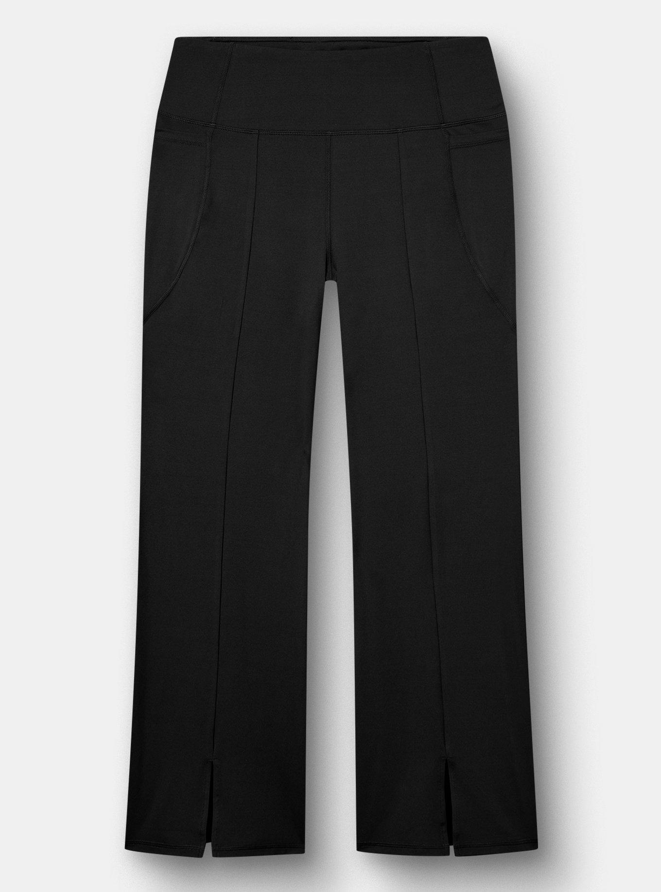 TRU Super Soft Performance Jersey Flare Legging, DEEP BLACK, hi-res