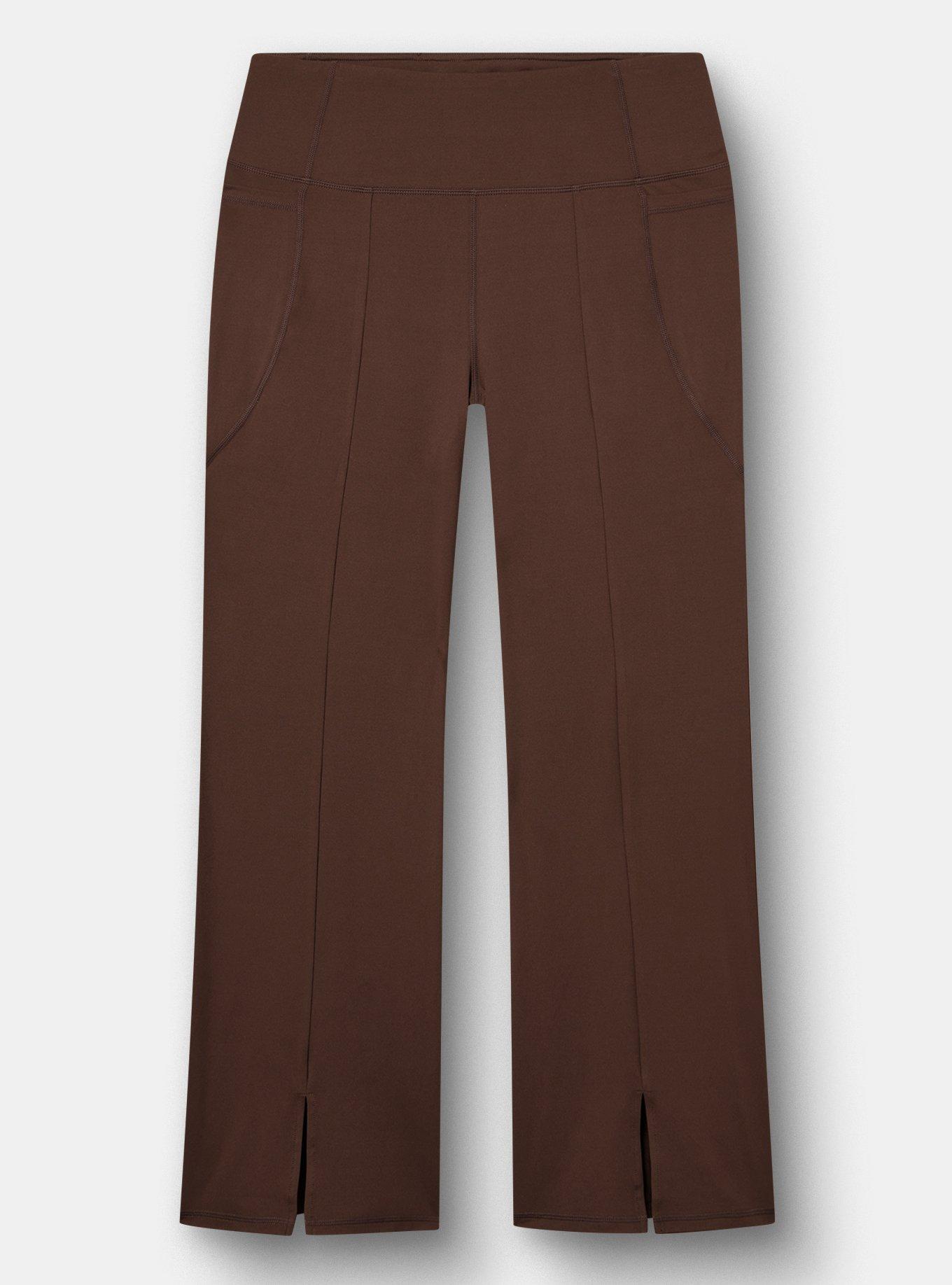 TRU Super Soft Performance Jersey Flare Legging, CHESTNUT, hi-res