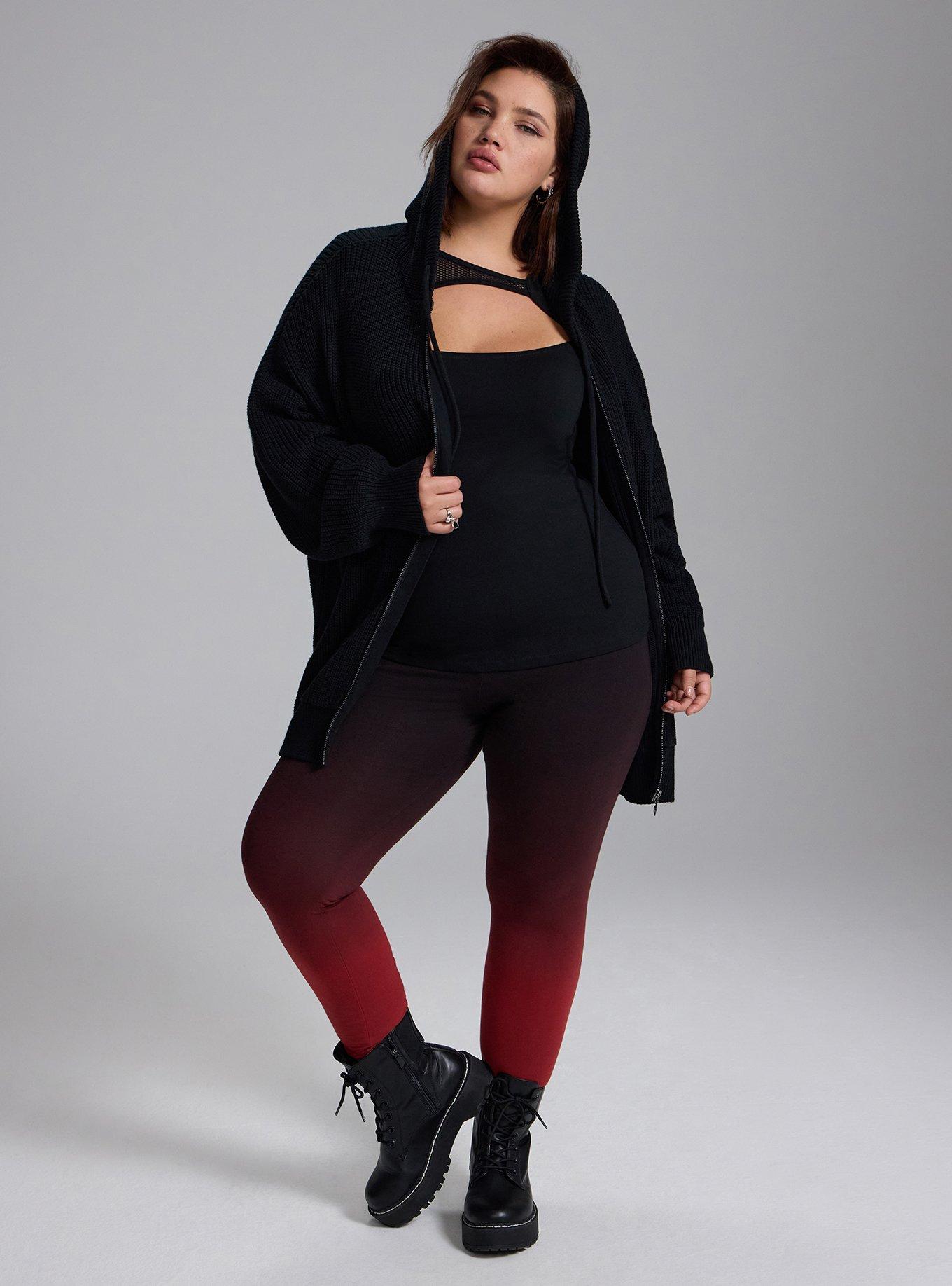 Nightfall Relaxed Zip-Up Sweater Hoodie, DEEP BLACK, alternate