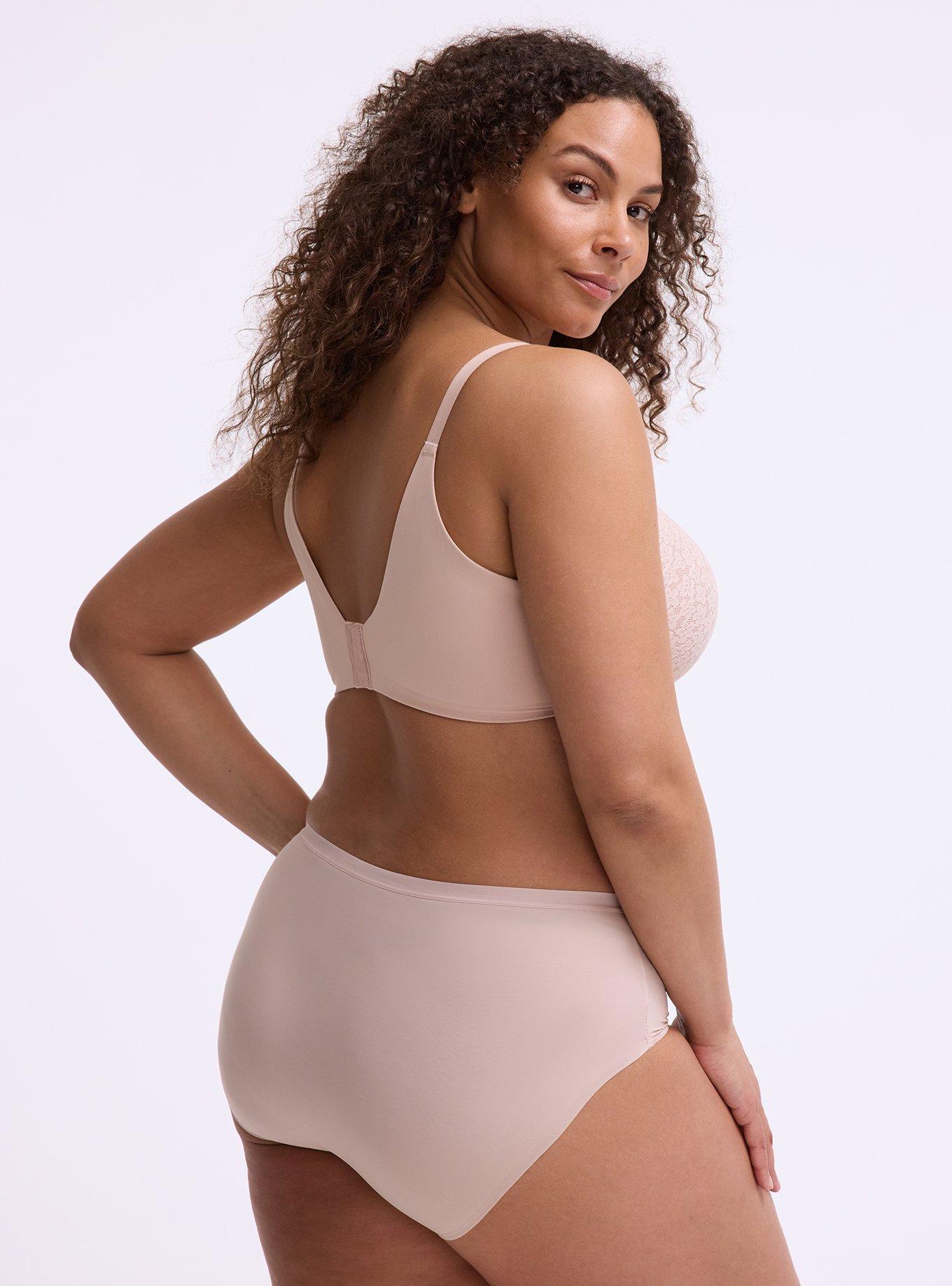 XO Plunge Push-Up Lace Bra, ROSE DUST, alternate