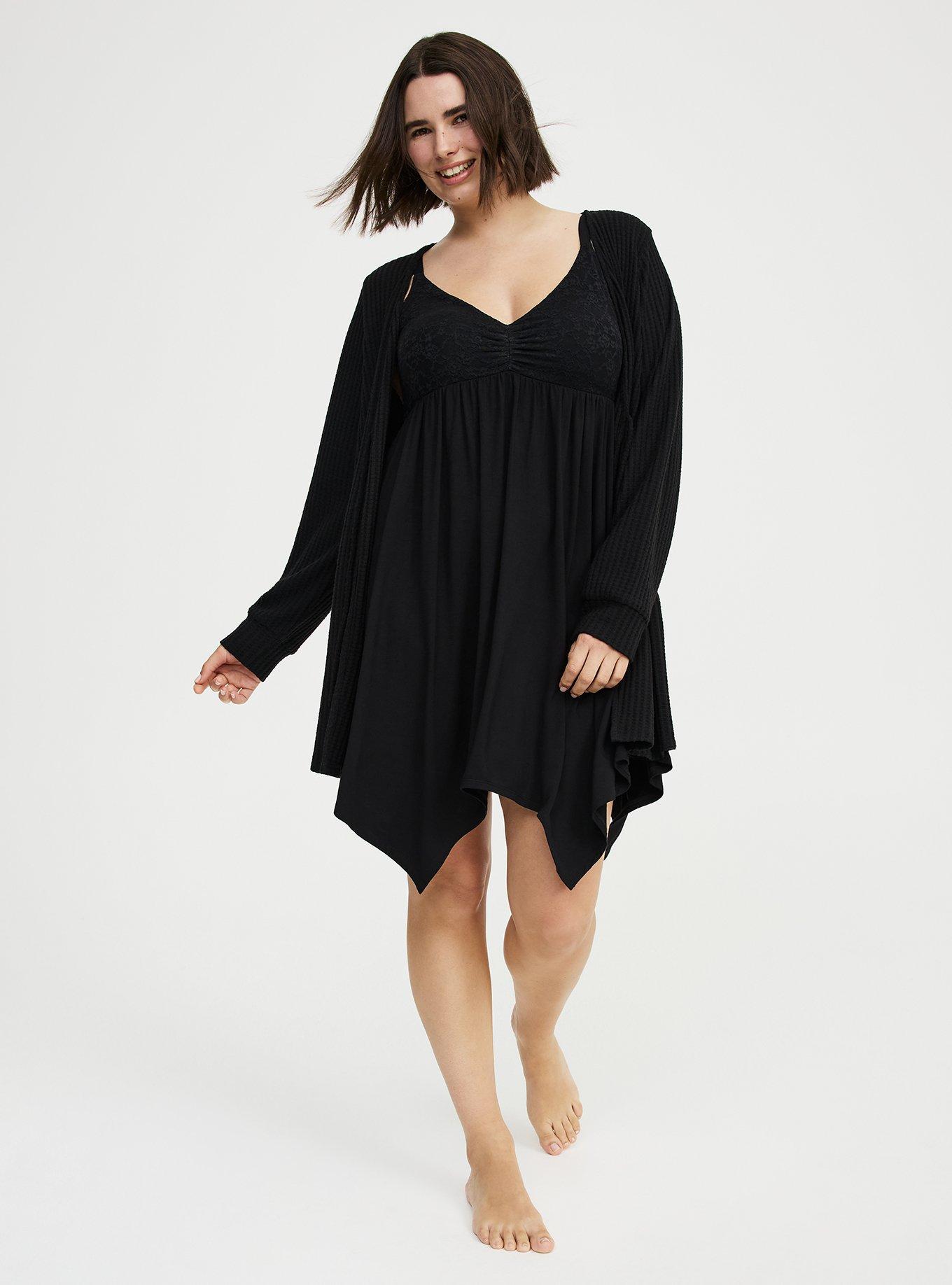 Super Soft Plush Waffle Lounge Cardigan