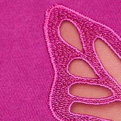 Plus Size Cozy Fleece Cut-Out Sweatshirt, WILD ASTER, swatch