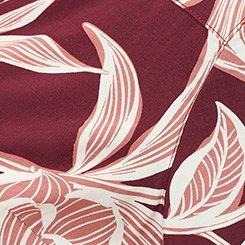 Flutter Sleeve Surplice Babydoll Top, NOVA FLORAL PLUM, swatch