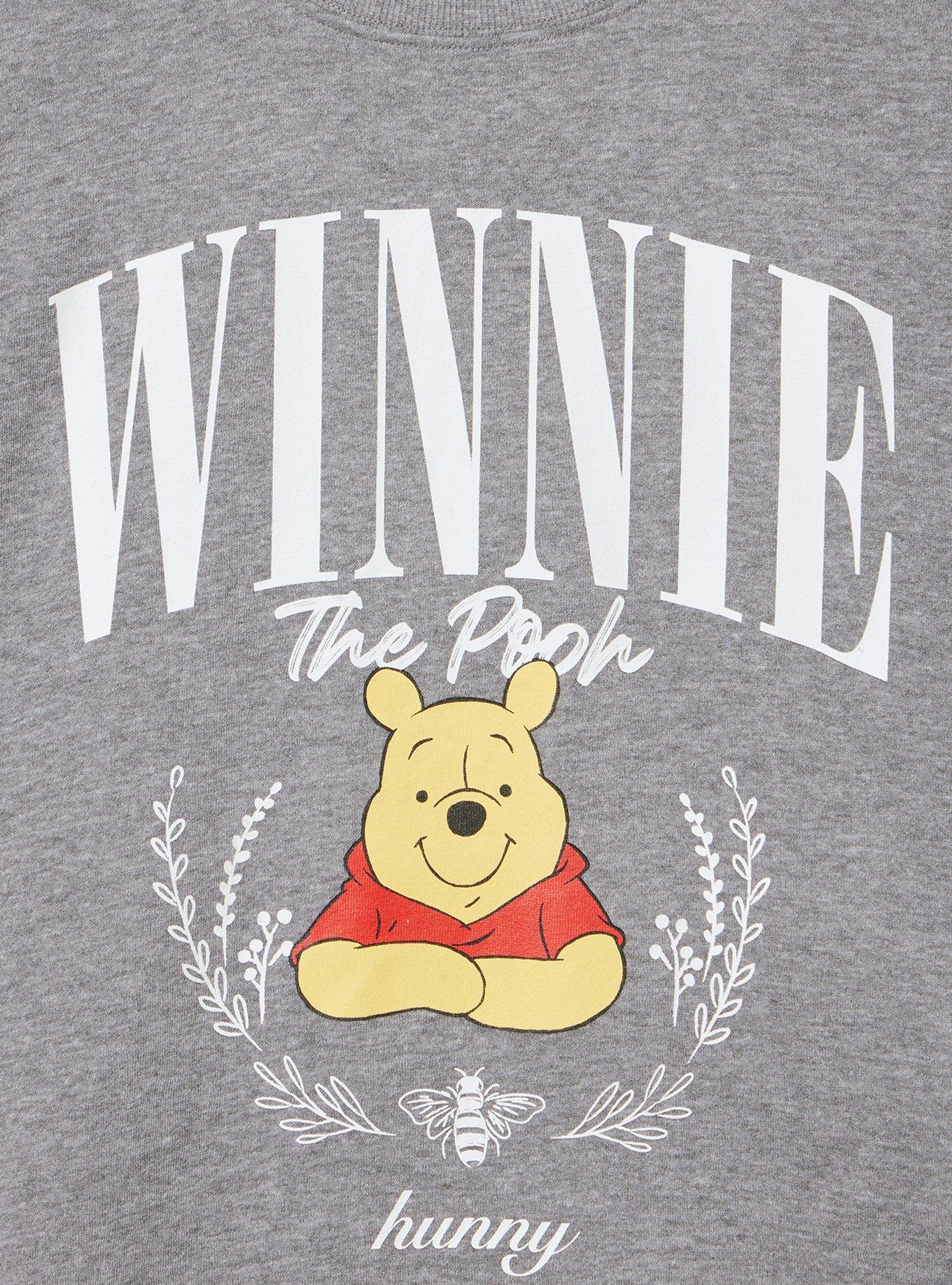 Winnie The Pooh Relaxed Sweatshirt, WINNIE THE POOH MD HEATHER GRAY, alternate