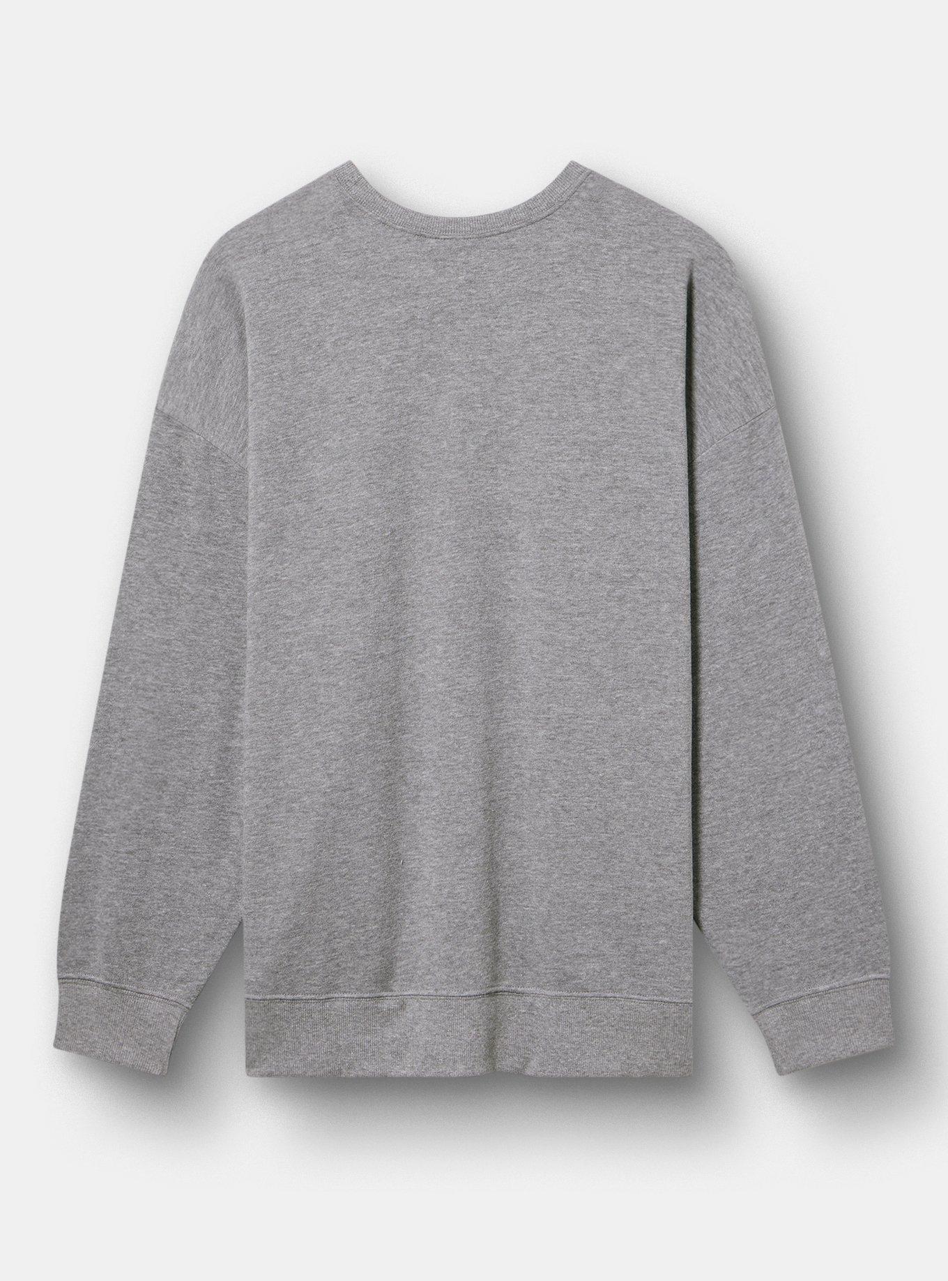 Winnie The Pooh Relaxed Sweatshirt, WINNIE THE POOH MD HEATHER GRAY, alternate