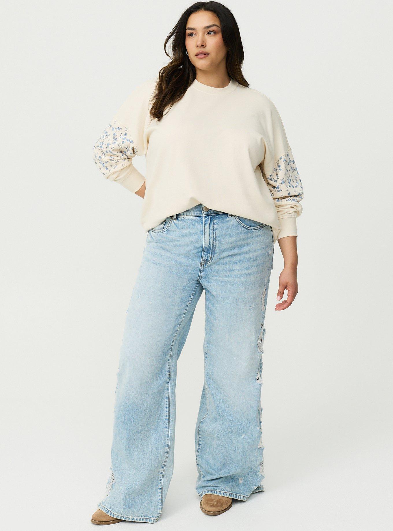 French Terry Contrast Sweatshirt