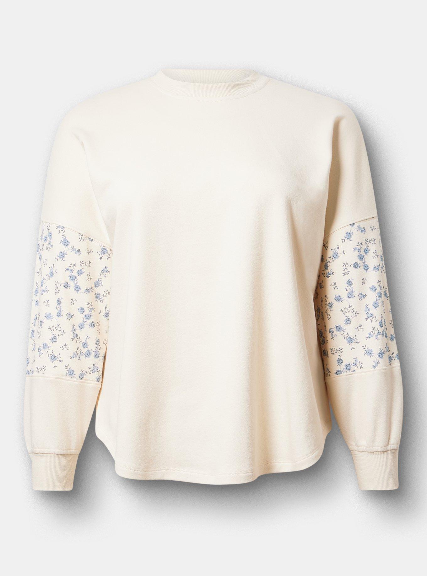 French Terry Contrast Sweatshirt