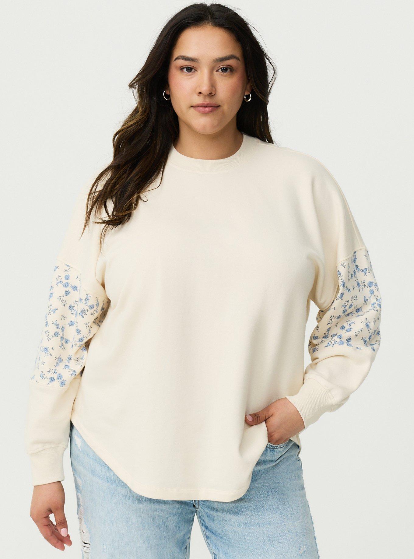 French Terry Contrast Sweatshirt