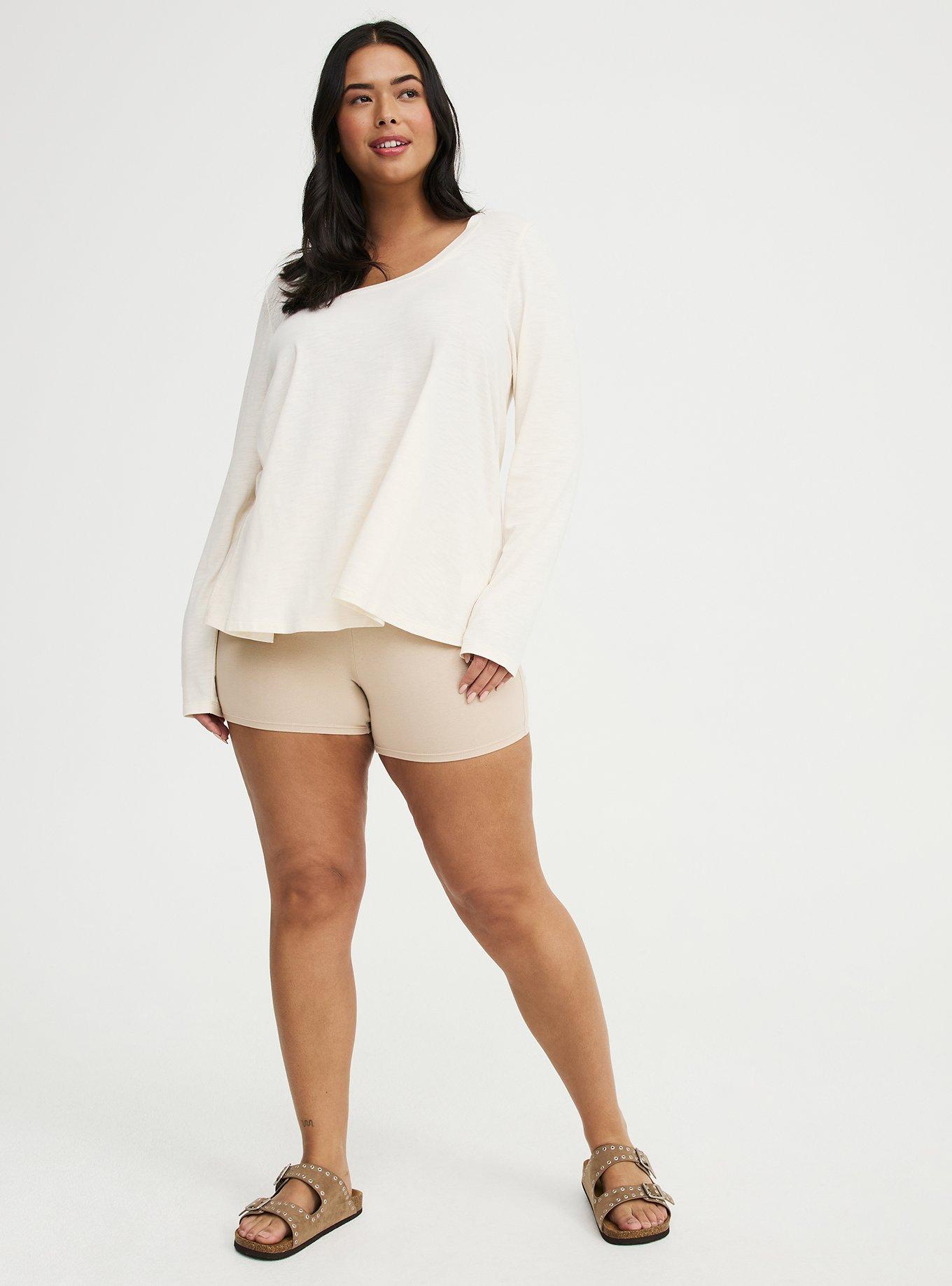 Vintage Slub A-Line Scoop Neck Tee