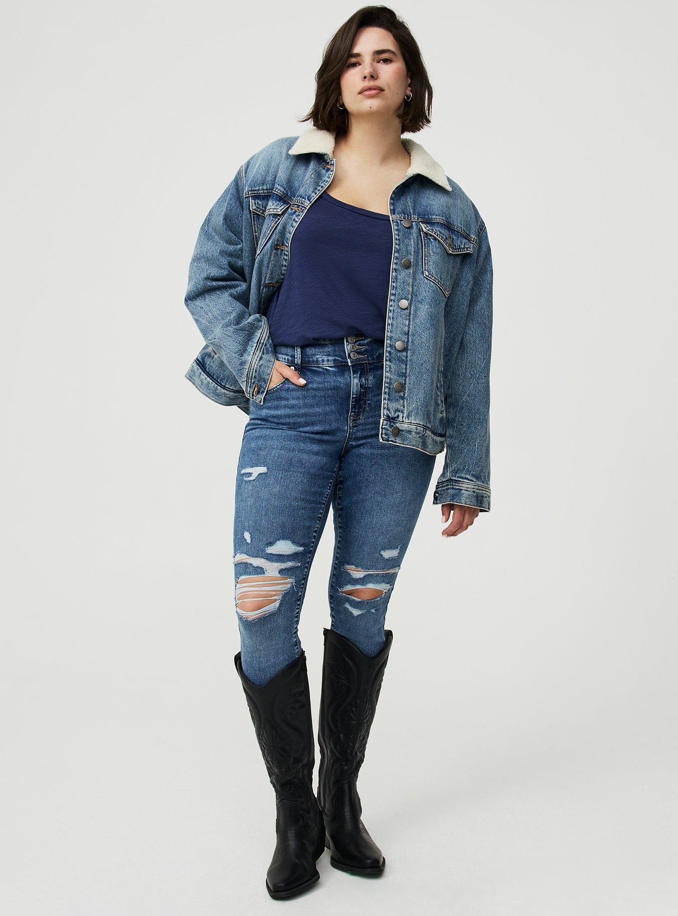 Vintage Slub A-Line Scoop Neck Tee, OCEANA, alternate