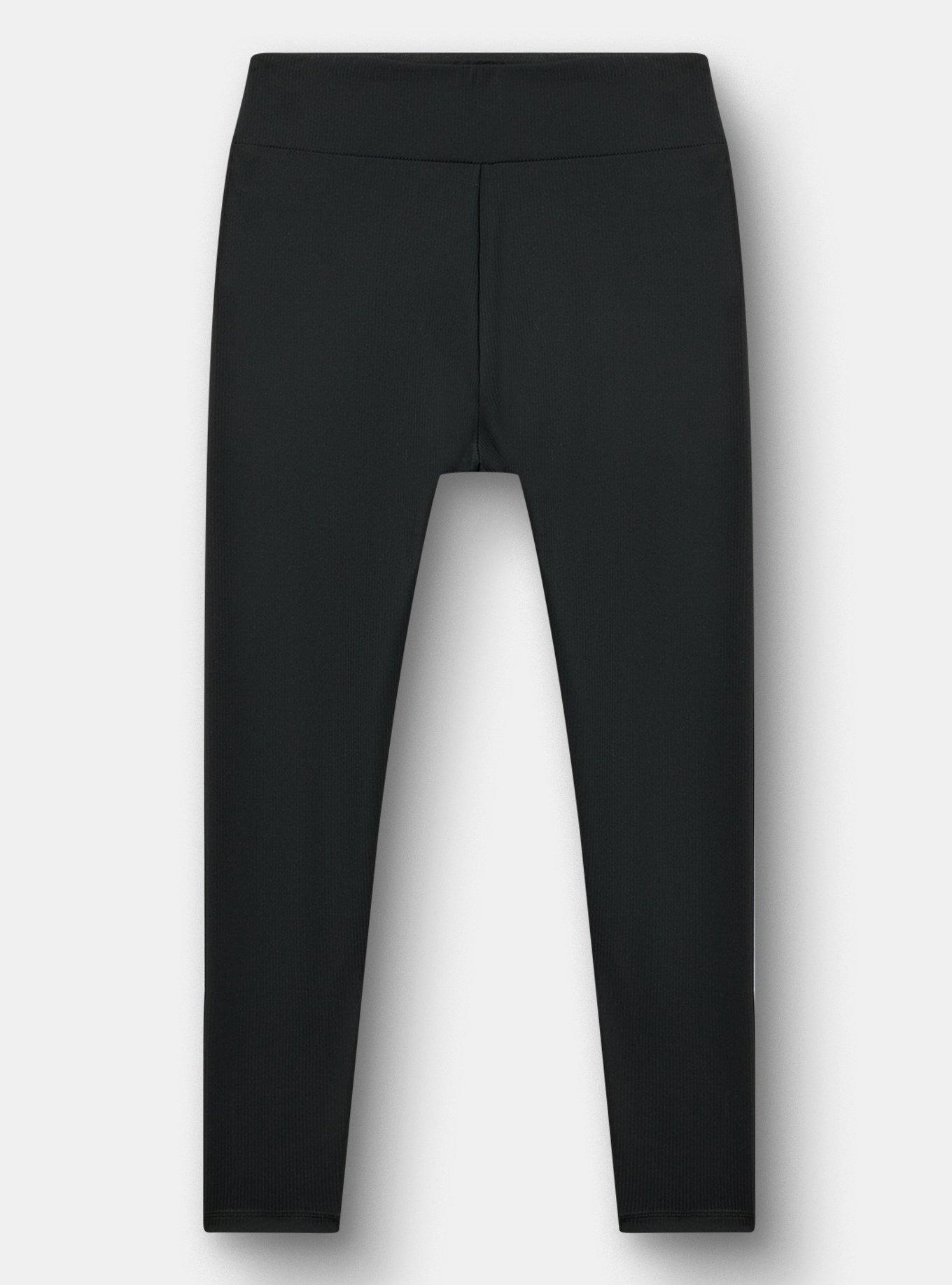 TRU Performance Rib Full-Length Active Legging, DEEP BLACK, hi-res