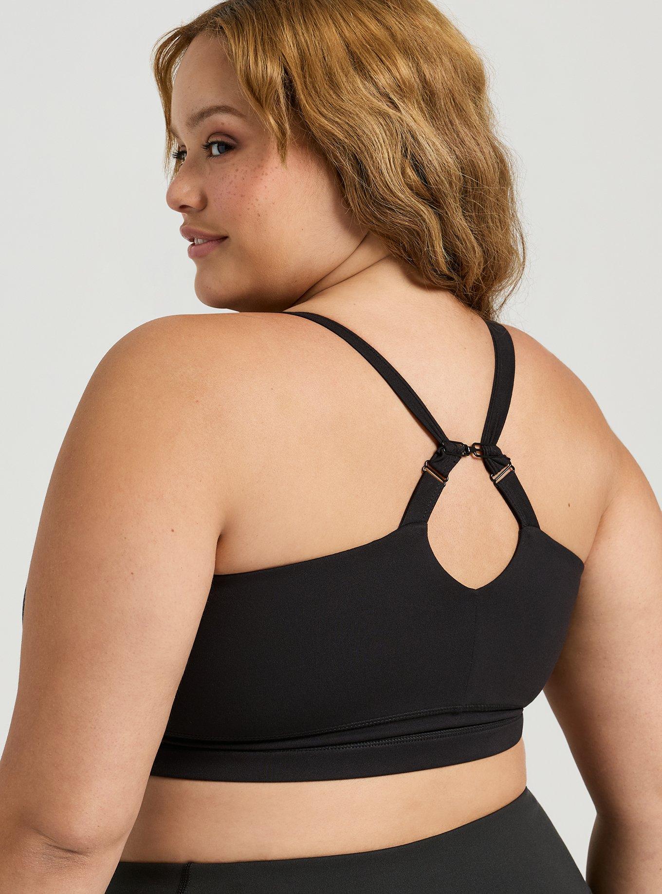TRU Performance Butter Active Sports Bra, DEEP BLACK, alternate