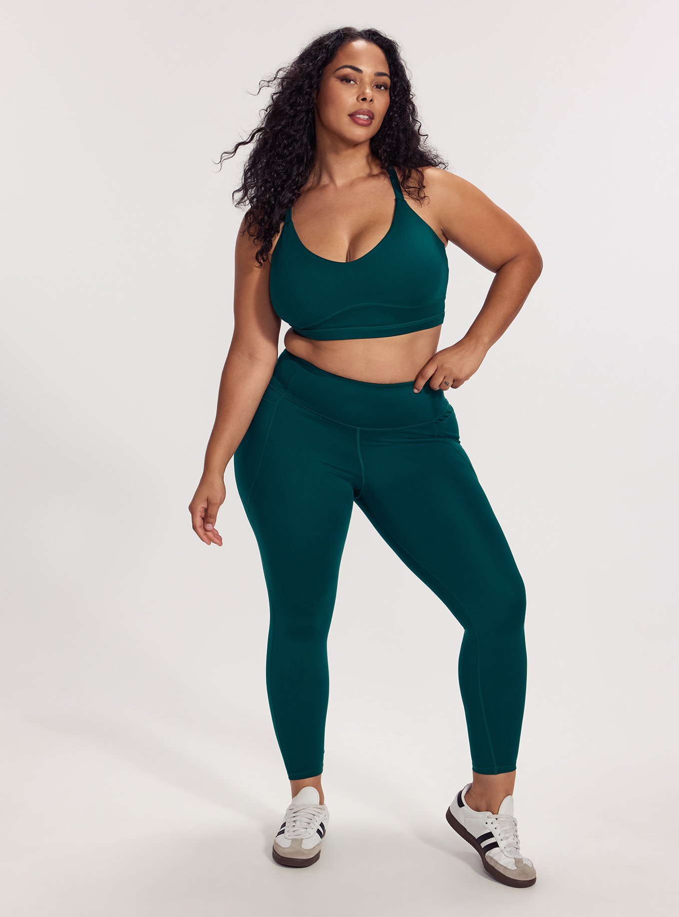TRU Performance Butter Adjustable Active Sports Bra, BOTANICAL GARDEN, alternate
