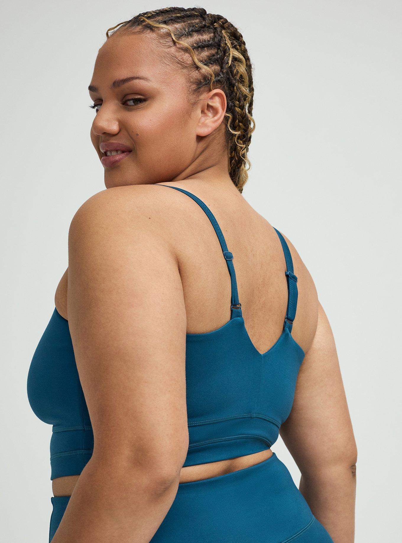 TRU Performance Butter Adjustable Active Sports Bra, LEGION BLUE, alternate