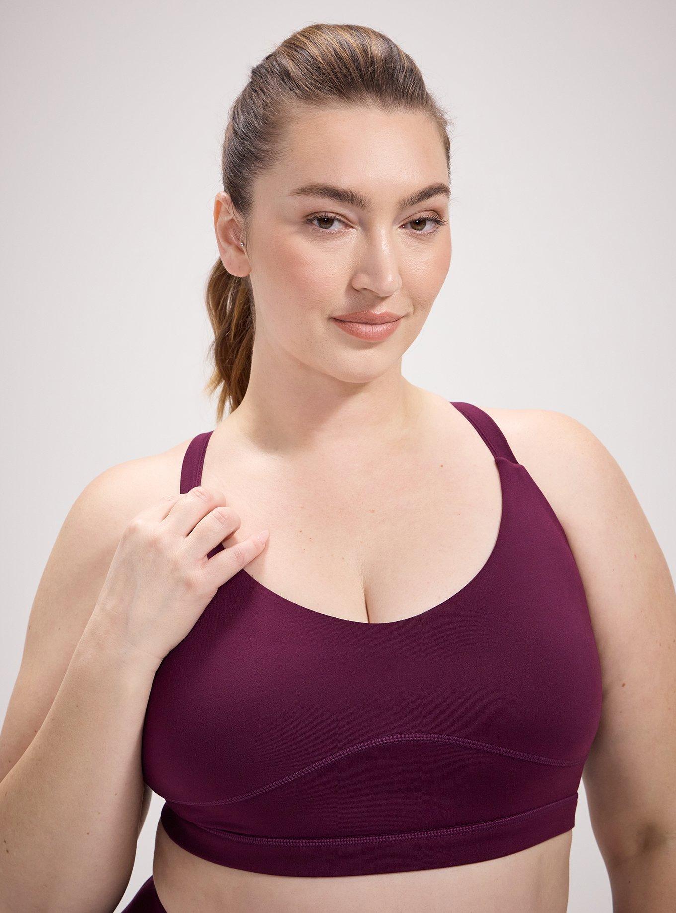 TRU Performance Butter Adjustable Active Sports Bra, WINTER BLOOM, alternate