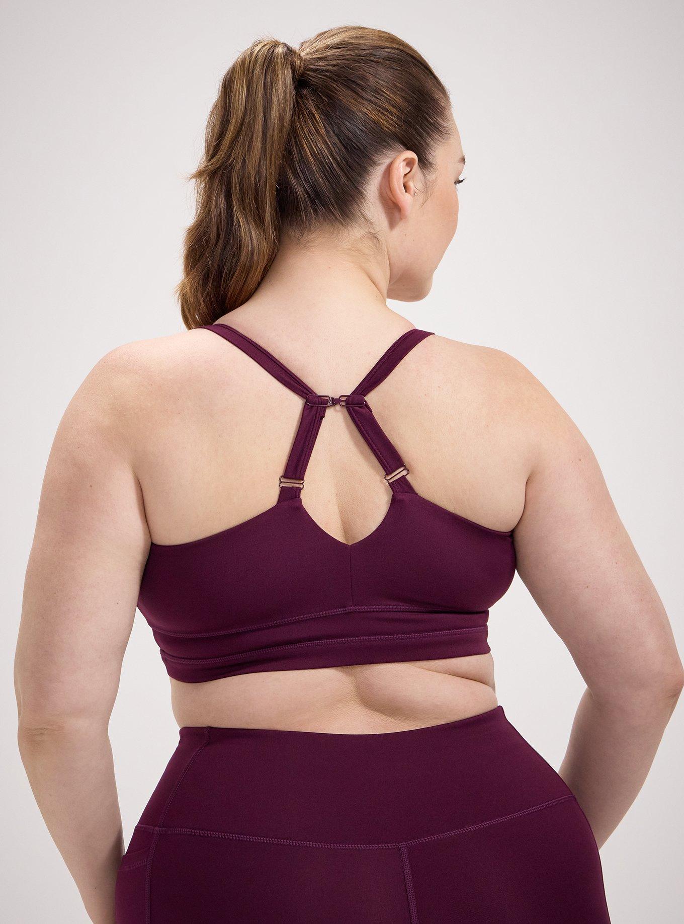TRU Performance Butter Adjustable Active Sports Bra, WINTER BLOOM, alternate
