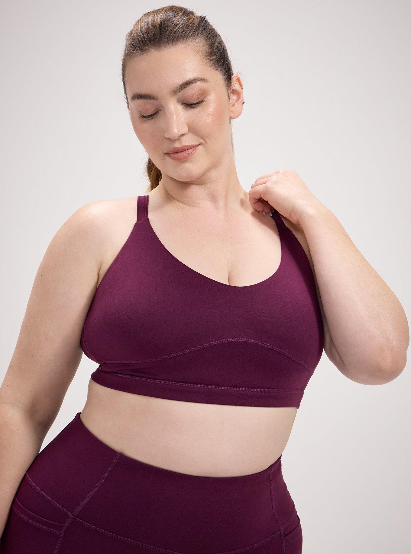 TRU Performance Butter Adjustable Active Sports Bra, WINTER BLOOM, hi-res